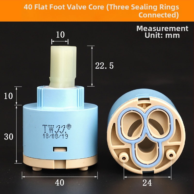 Keramičko jezgro ventila za kuhinjski drez – serija 3540, modeli 25/35/40, materijal 304 nehrđajući čelik, konstrukcija s jednim ćelijom