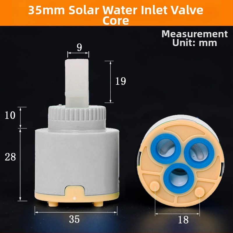 Keramičko jezgro ventila za kuhinjski drez – serija 3540, modeli 25/35/40, materijal 304 nehrđajući čelik, konstrukcija s jednim ćelijom
