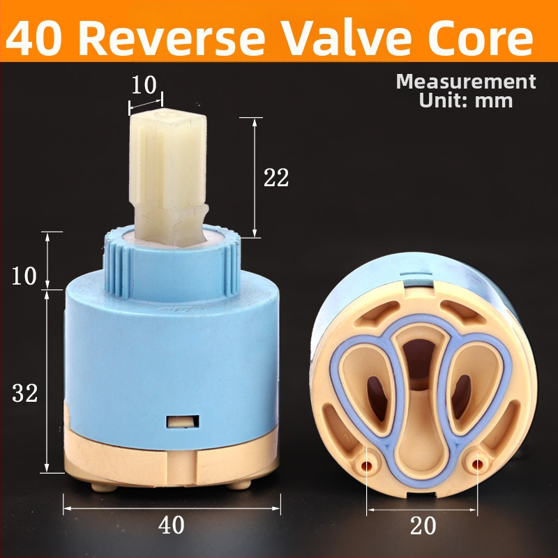 Keramičko jezgro ventila za kuhinjski drez – serija 3540, modeli 25/35/40, materijal 304 nehrđajući čelik, konstrukcija s jednim ćelijom
