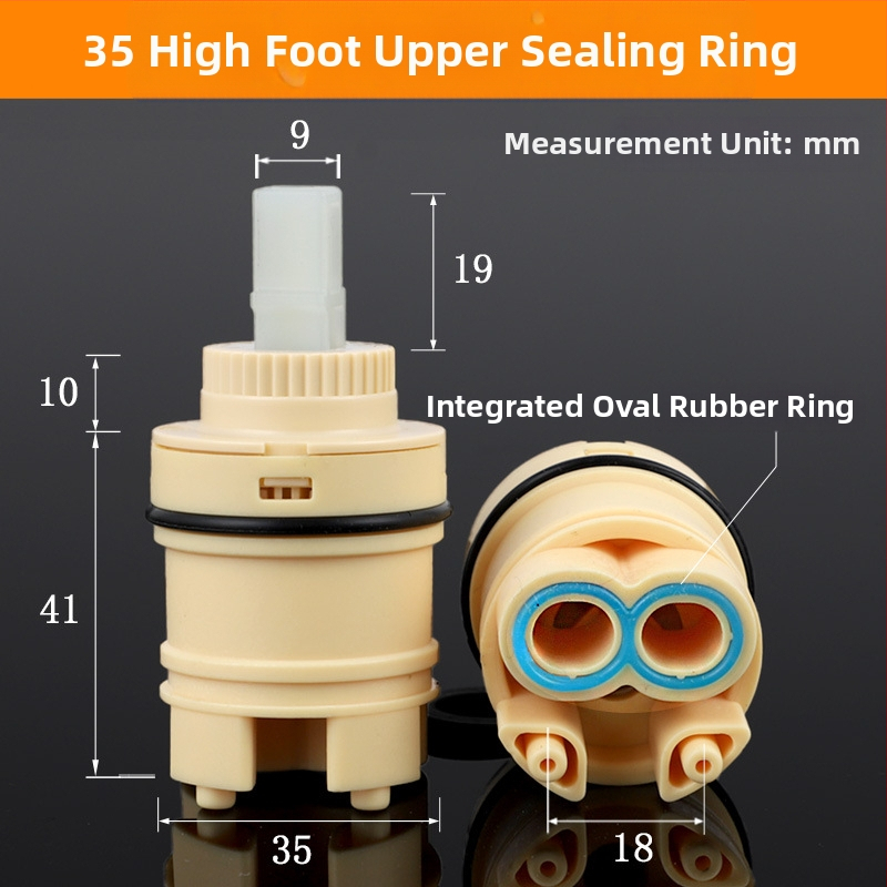 Keramičko jezgro ventila za kuhinjski drez – serija 3540, modeli 25/35/40, materijal 304 nehrđajući čelik, konstrukcija s jednim ćelijom