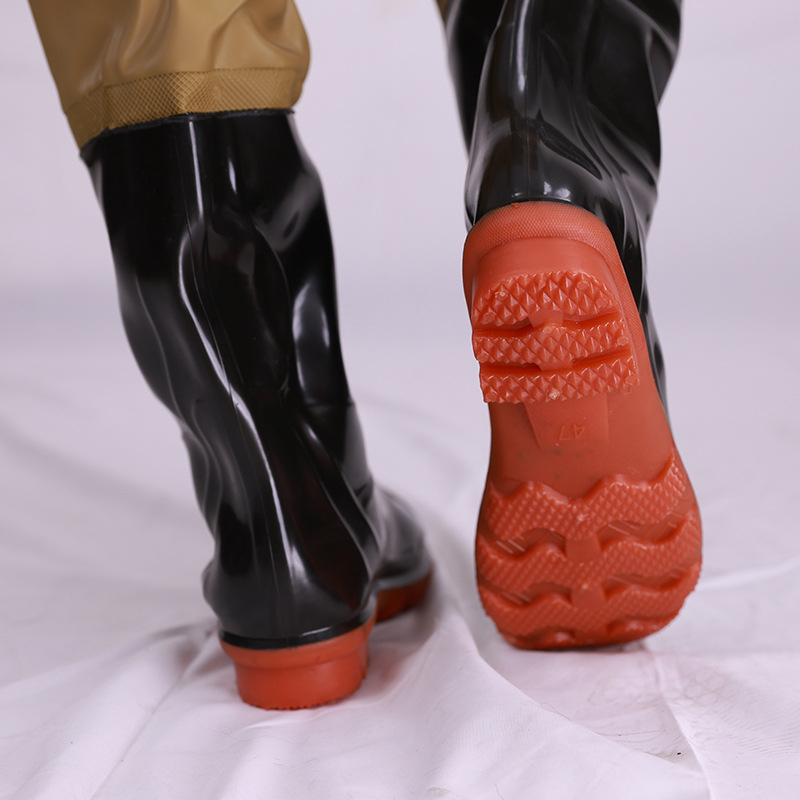 Unisex PVC αδιάβροχα παντελόνια βάδισμα για ψάρεμα, ενισχυμένα, ανθεκτικά στη φθορά και αντιανεμικά, για χρήση όλο τον χρόνο