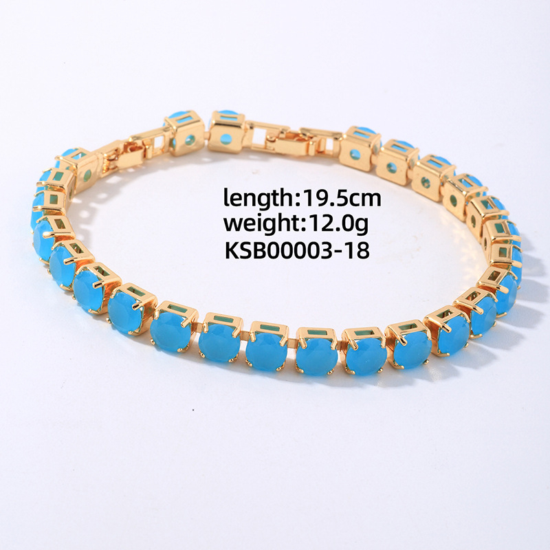 Brățări unisex din cupru cu formă geometrică și pietre zircon micro-pavé — Kérastase jewelry