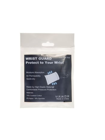Bratara de încheietură din bumbac, absorbantă la transpirație, accesoriu sport Kelot, potrivit pentru badminton, protecție a încheieturii, etichetă privată licențiată