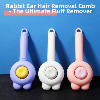 Hrebeň pre domáce zvieratá pre mačky a psy – jedným tlačidlom odstránenie srsti, rozpletanie zacuchaných chĺpkov, masáž, PP materiál