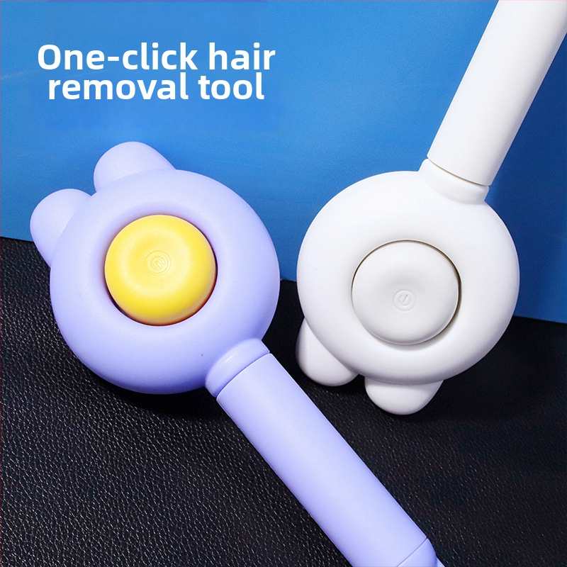 Hrebeň pre domáce zvieratá pre mačky a psy – jedným tlačidlom odstránenie srsti, rozpletanie zacuchaných chĺpkov, masáž, PP materiál