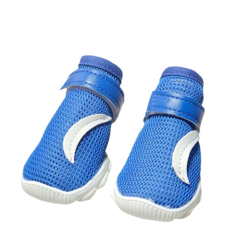 Pantofi pentru câini din piele sintetică, antiderapant și rezistent la uzură, stil relaxat