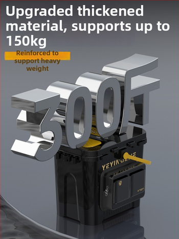 Prenosný rybársky vedierko so sedacím jednovrstvovým boxom, z plastu, kapacita pod 9, multifunkčný rybársky set