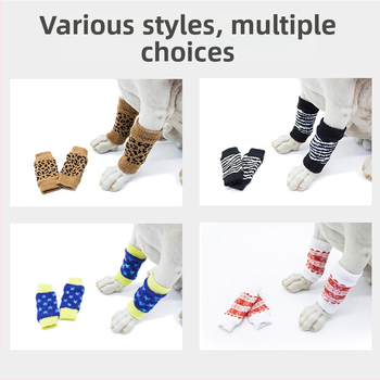 Ochranné kolená a nohy pre domáce zvieratá – všeobecné použitie, bavlna, protišmykové, teplé, odolné voči opotrebeniu, Blue Wave súkromná značka