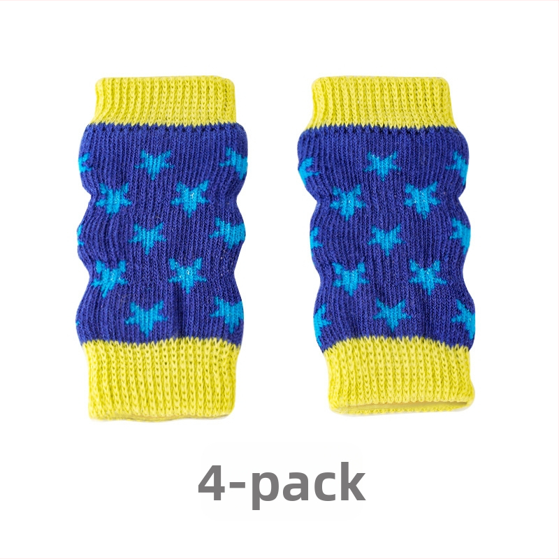 Ochranné kolená a nohy pre domáce zvieratá – všeobecné použitie, bavlna, protišmykové, teplé, odolné voči opotrebeniu, Blue Wave súkromná značka