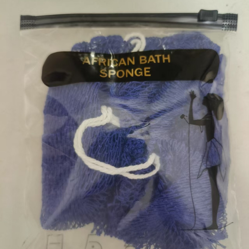 Prosop de baie exfoliant din plasă de nylon, cu șnur de strângere și elasticitate ridicată