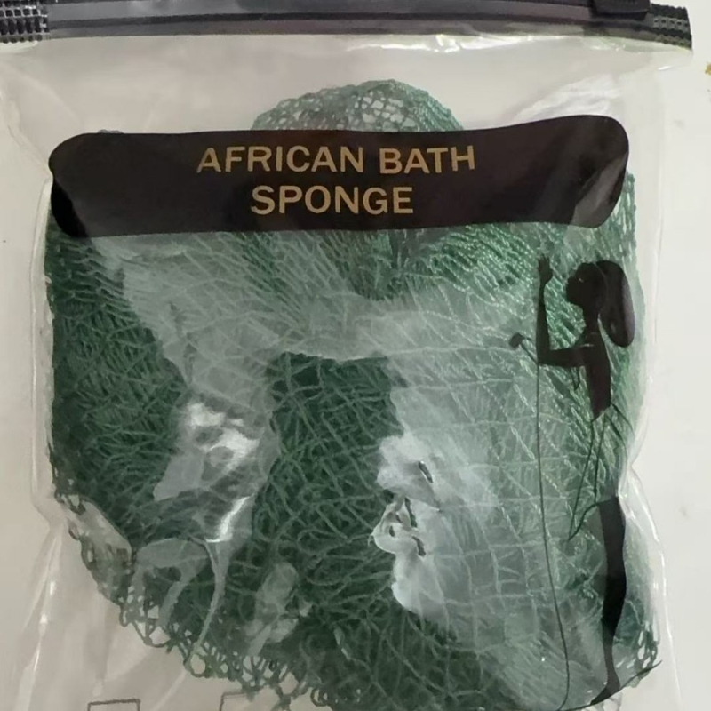 Prosop de baie exfoliant din plasă de nylon, cu șnur de strângere și elasticitate ridicată