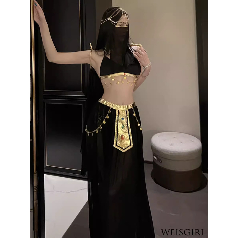 Костюм за танц на корема – Екзотичен индийски танцов костюм за мъже, Jasmine Princess Elf фотокостюм, плат 95% и повече, лято 2022