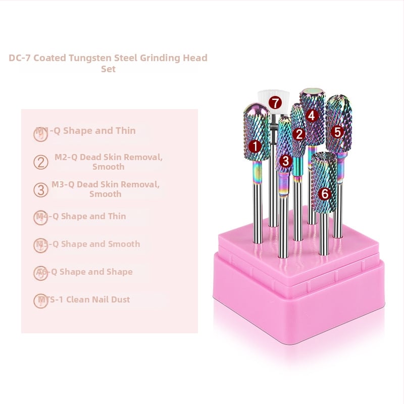 Σετ φρεζών νυχιών από κράμα βολφραμίου για αφαίρεση και γυάλισμα βερνικιού — 23 g, Monika Nails Professional