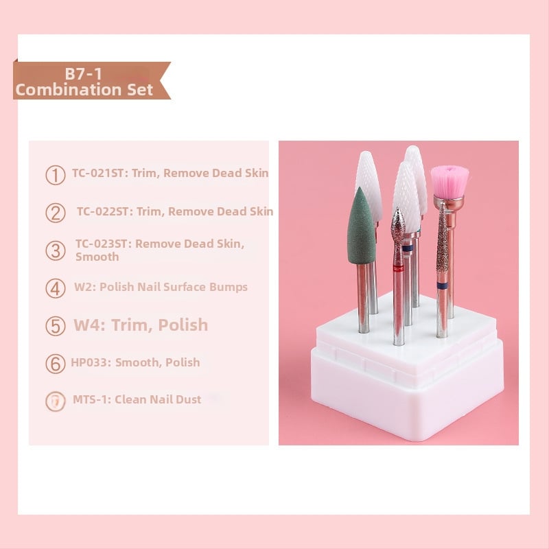 Σετ φρεζών νυχιών από κράμα βολφραμίου για αφαίρεση και γυάλισμα βερνικιού — 23 g, Monika Nails Professional