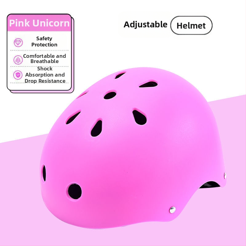 Set de protecție pentru role pentru copii - protecție pentru palme, încheieturi, cap și genunchi; Material: spandex; Pentru patinaj cu role; Cutie: 40