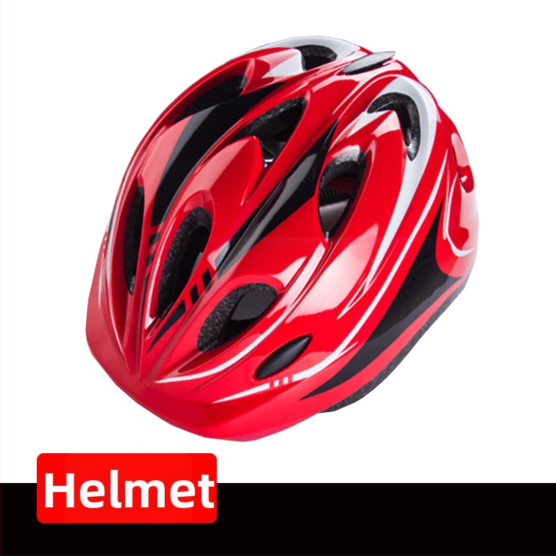 Set de protecție pentru role pentru copii - protecție pentru palme, încheieturi, cap și genunchi; Material: spandex; Pentru patinaj cu role; Cutie: 40