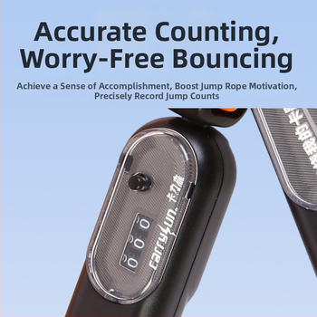 Mechanické počítadlo na skákanie šnúry s ložiskom - kalistenický tréning, model 001, ABS a PVC