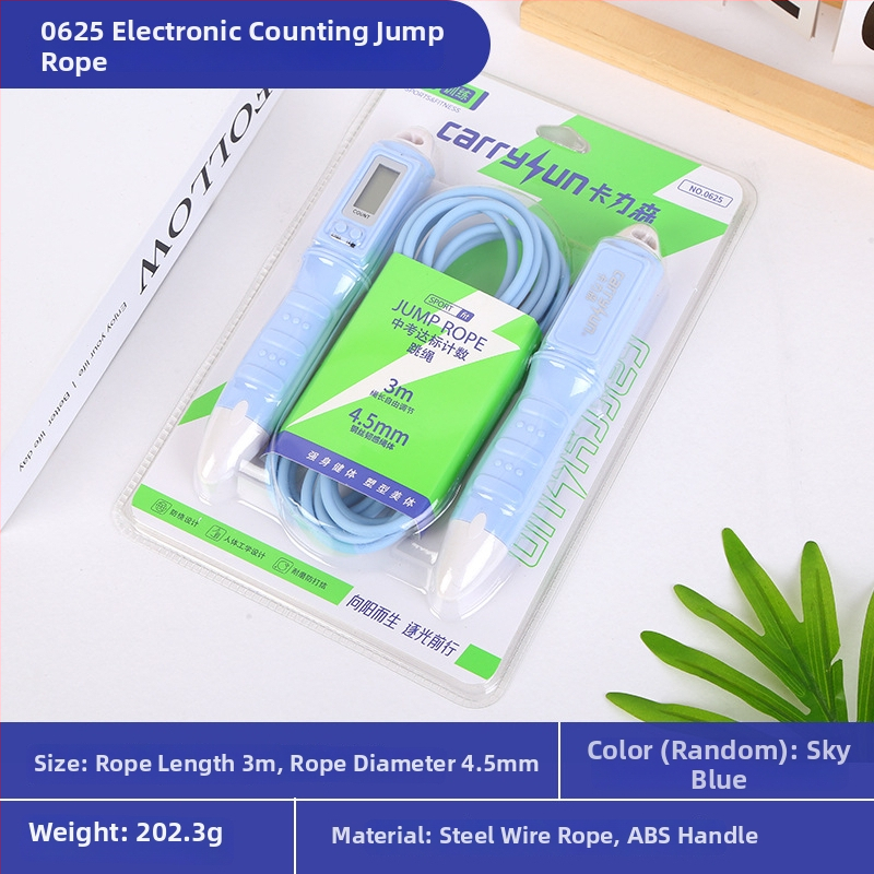 Mechanické počítadlo na skákanie šnúry s ložiskom - kalistenický tréning, model 001, ABS a PVC