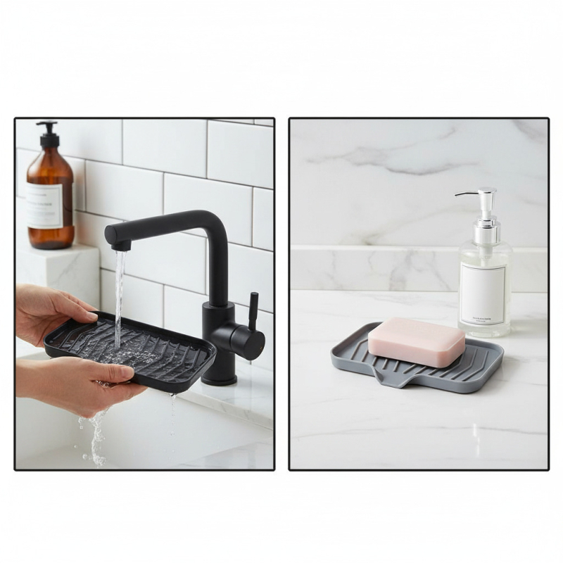 Cutie săpun din silicon DG-04, 120 buc., Logo personalizat