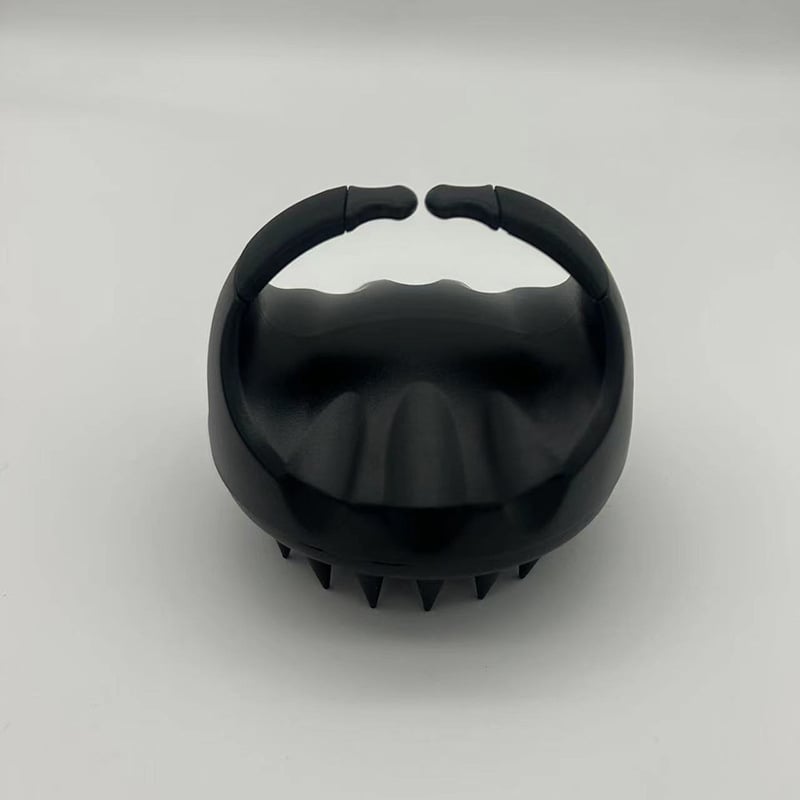 Perie de baie pentru masajul scalpului, utilizare umedă sau uscată, antiderapantă, din plastic și TPE