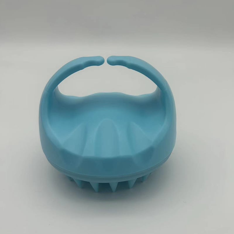 Perie de baie pentru masajul scalpului, utilizare umedă sau uscată, antiderapantă, din plastic și TPE