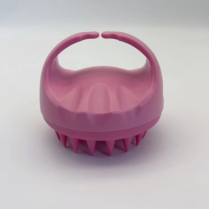Perie de baie pentru masajul scalpului, utilizare umedă sau uscată, antiderapantă, din plastic și TPE