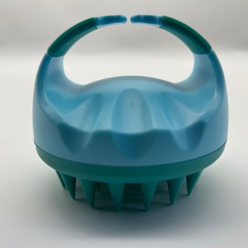 Perie de baie pentru masajul scalpului, utilizare umedă sau uscată, antiderapantă, din plastic și TPE