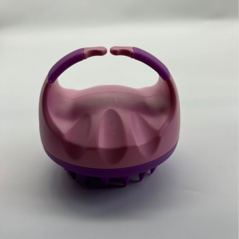 Perie de baie pentru masajul scalpului, utilizare umedă sau uscată, antiderapantă, din plastic și TPE