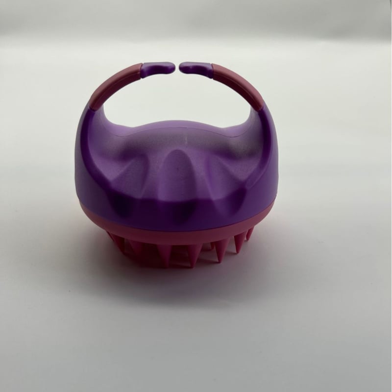 Perie de baie pentru masajul scalpului, utilizare umedă sau uscată, antiderapantă, din plastic și TPE