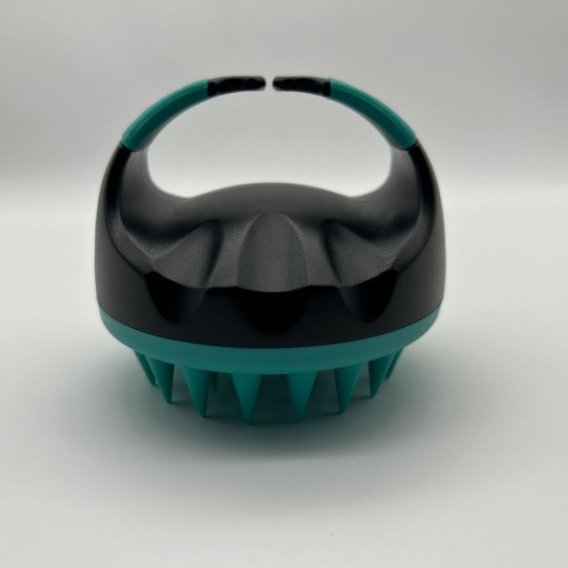 Perie de baie pentru masajul scalpului, utilizare umedă sau uscată, antiderapantă, din plastic și TPE