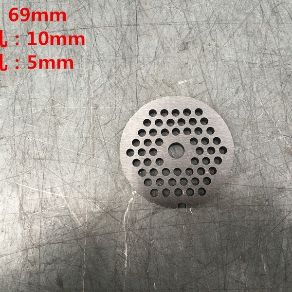 Măcinător de carne de birou cu lamă încrucișată, lamă Turtle-Back, ax pătrat, placă perforată, placă de ieșire a cărnii