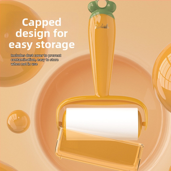 Lepiaci valček z plastu na vlasy domácich zvierat a oblečenie — odtrhnuteľná rolka; moderný minimalistický štýl; pôvod Zhejiang; uvedenie na trh leto 2023.