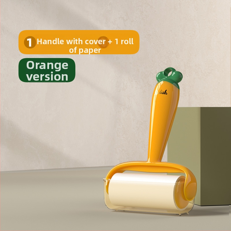 Lepiaci valček z plastu na vlasy domácich zvierat a oblečenie — odtrhnuteľná rolka; moderný minimalistický štýl; pôvod Zhejiang; uvedenie na trh leto 2023.