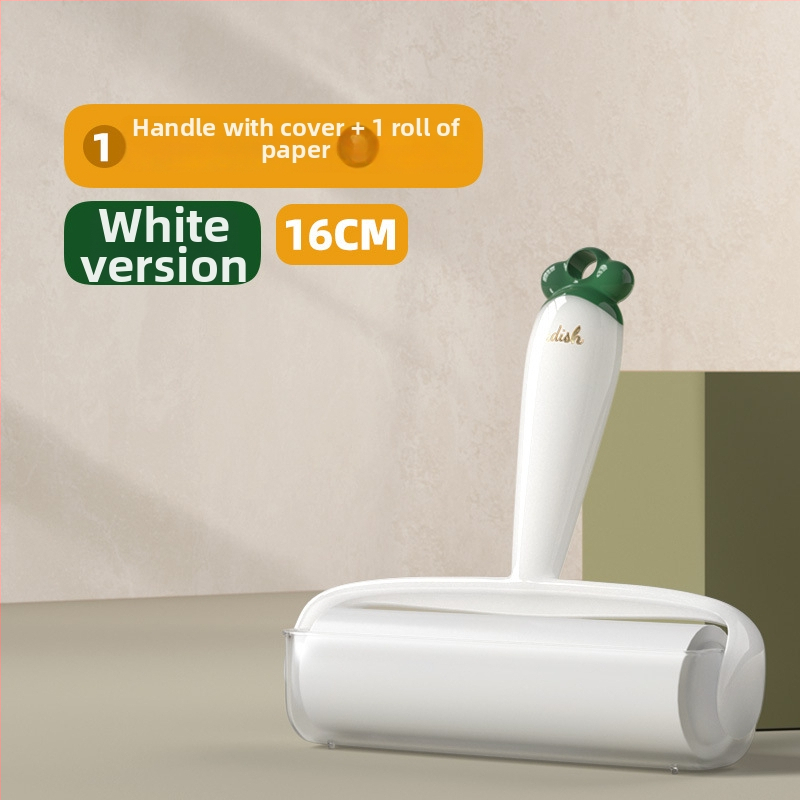 Lepiaci valček z plastu na vlasy domácich zvierat a oblečenie — odtrhnuteľná rolka; moderný minimalistický štýl; pôvod Zhejiang; uvedenie na trh leto 2023.