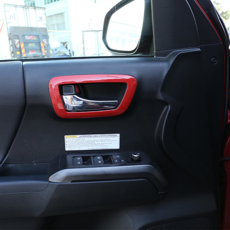 Ramă de mână din ABS pentru Toyota Tacoma 2016-2022, marcă Ouchuang, material ABS, fără logo imprimat, fără personalizare