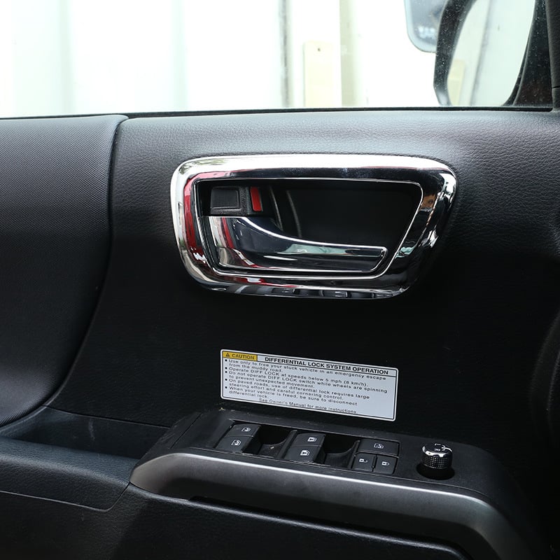 Ramă de mână din ABS pentru Toyota Tacoma 2016-2022, marcă Ouchuang, material ABS, fără logo imprimat, fără personalizare