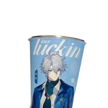 Elephant Star 304 rozsdamentes acélból készült, újrahasználható pohár szívószálas fedéllel, nem szivárgásbiztos