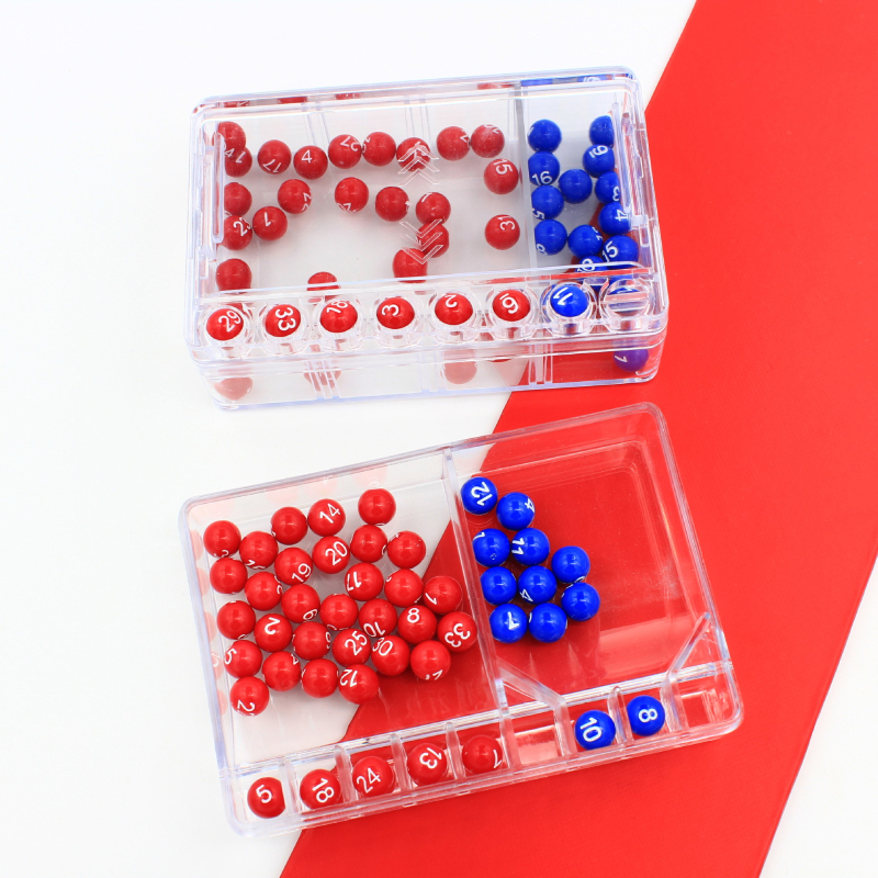 Aishihui Ručni Izbornik Brojeva za Loto – Nasumični Izbor Brojeva za Zabavu, Plastični Materijal, Pakiranje u Torbi