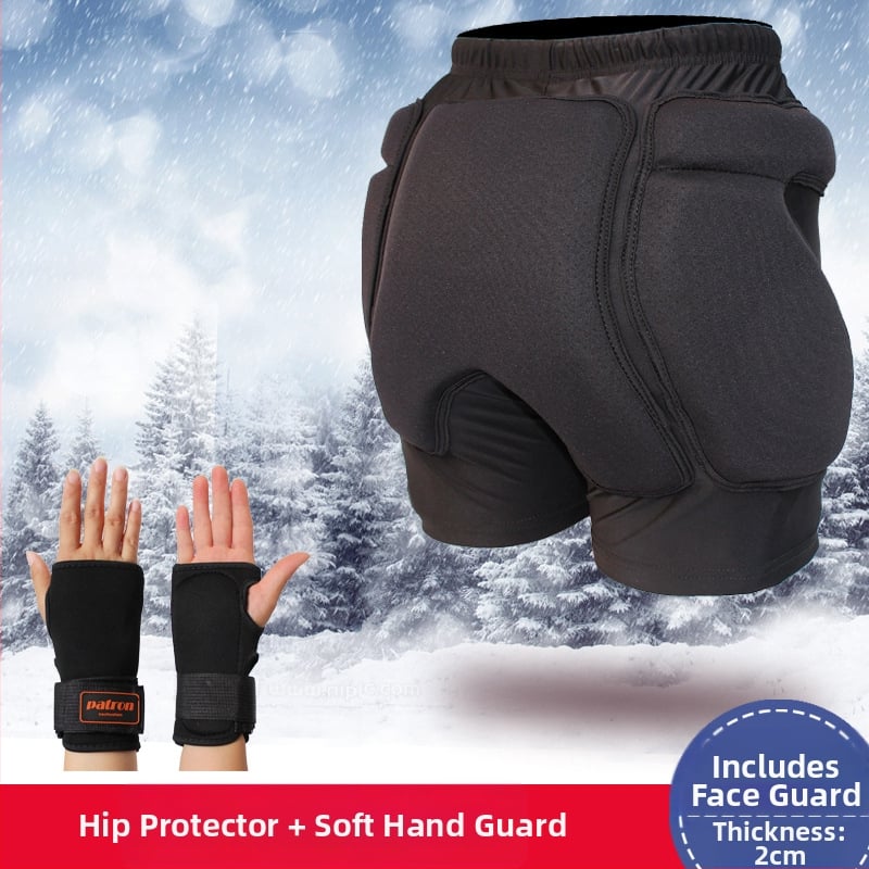 Pantaloni de protecție a șoldului pentru skate – material burete; pentru copii; categorie: echipament de protecție sportiv combinat; părți de protecție: altele