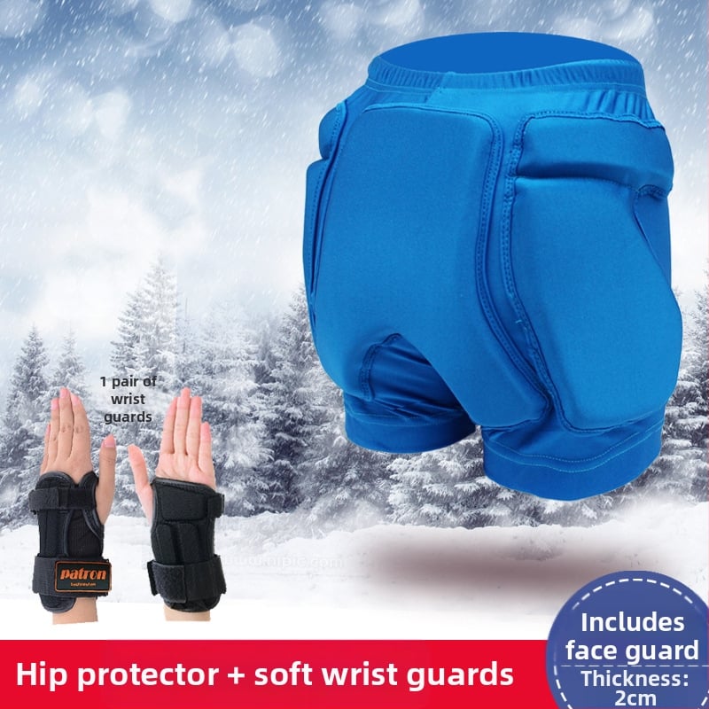 Pantaloni de protecție a șoldului pentru skate – material burete; pentru copii; categorie: echipament de protecție sportiv combinat; părți de protecție: altele