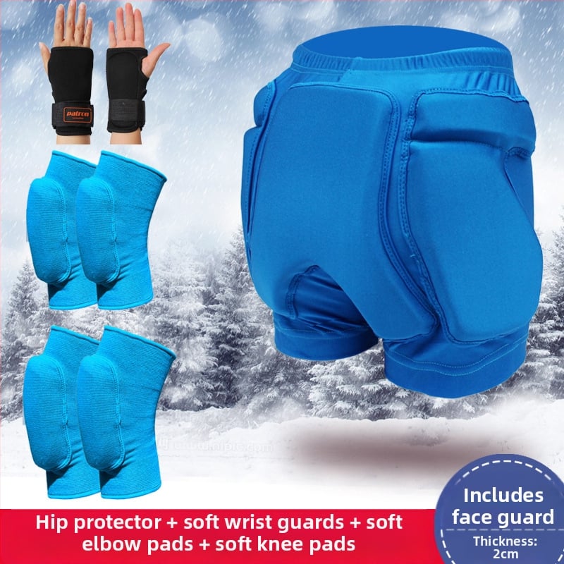 Pantaloni de protecție a șoldului pentru skate – material burete; pentru copii; categorie: echipament de protecție sportiv combinat; părți de protecție: altele