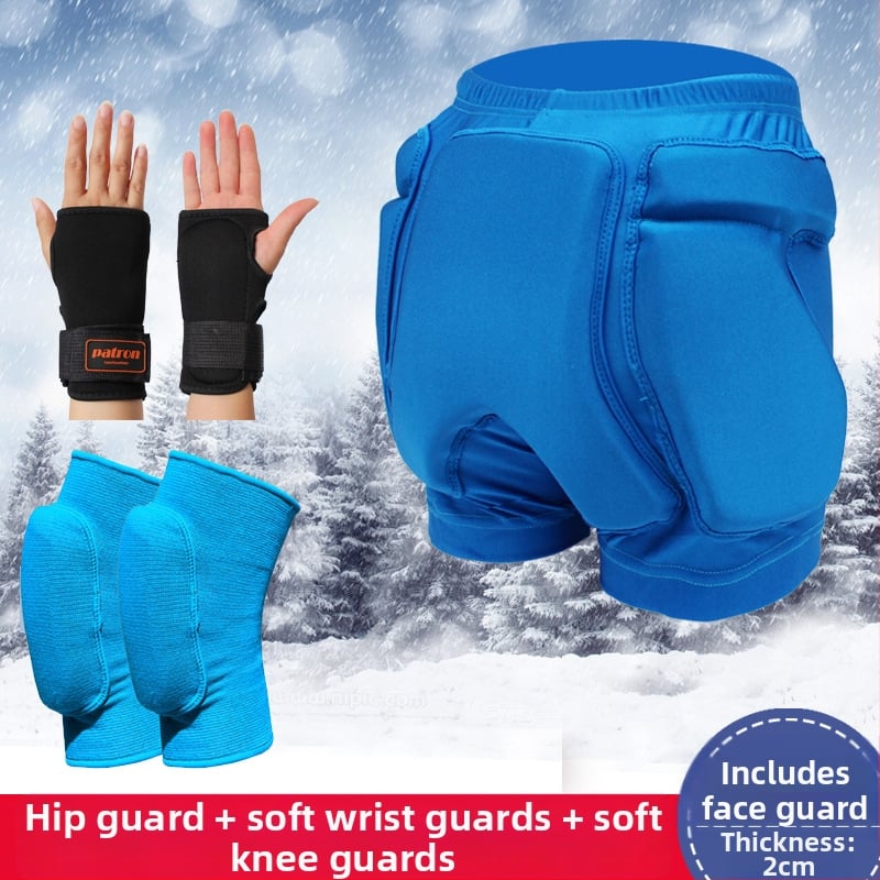 Pantaloni de protecție a șoldului pentru skate – material burete; pentru copii; categorie: echipament de protecție sportiv combinat; părți de protecție: altele