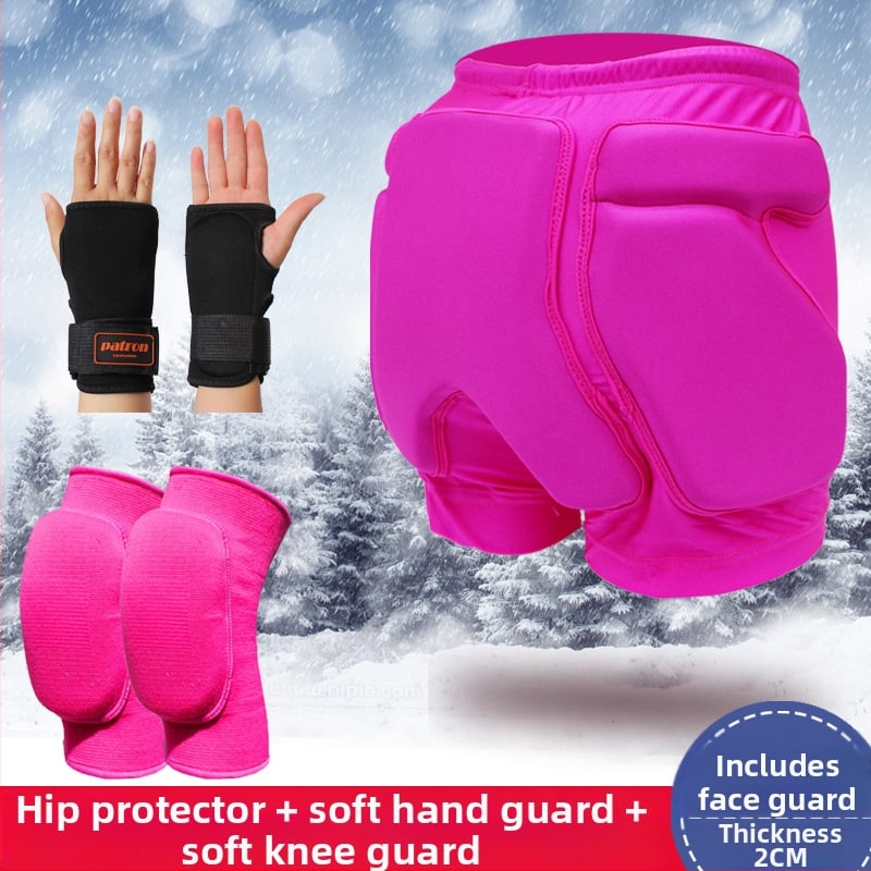 Pantaloni de protecție a șoldului pentru skate – material burete; pentru copii; categorie: echipament de protecție sportiv combinat; părți de protecție: altele