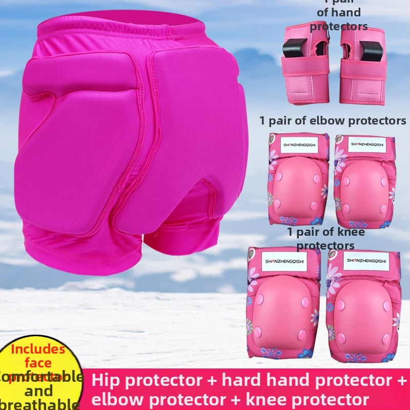 Pantaloni de protecție a șoldului pentru skate – material burete; pentru copii; categorie: echipament de protecție sportiv combinat; părți de protecție: altele