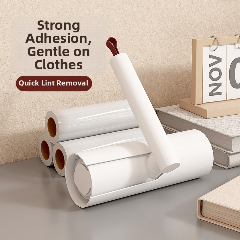 Dugacak valjak za dlačice mačaka – zamjenski lepivi valjak, uklanjanje dlaka s kreveta i poda; Materijal: PP/ABS/nerđajući čelik/papir; Značka: Home Storm; Podrijetlo: Jinhua, Zhejiang; Pokretanje: jesen 2025