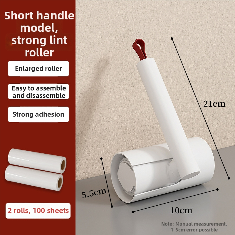 Dugacak valjak za dlačice mačaka – zamjenski lepivi valjak, uklanjanje dlaka s kreveta i poda; Materijal: PP/ABS/nerđajući čelik/papir; Značka: Home Storm; Podrijetlo: Jinhua, Zhejiang; Pokretanje: jesen 2025