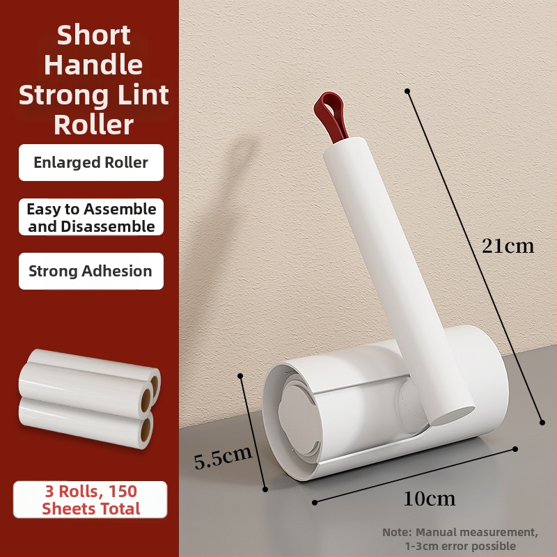 Dugacak valjak za dlačice mačaka – zamjenski lepivi valjak, uklanjanje dlaka s kreveta i poda; Materijal: PP/ABS/nerđajući čelik/papir; Značka: Home Storm; Podrijetlo: Jinhua, Zhejiang; Pokretanje: jesen 2025