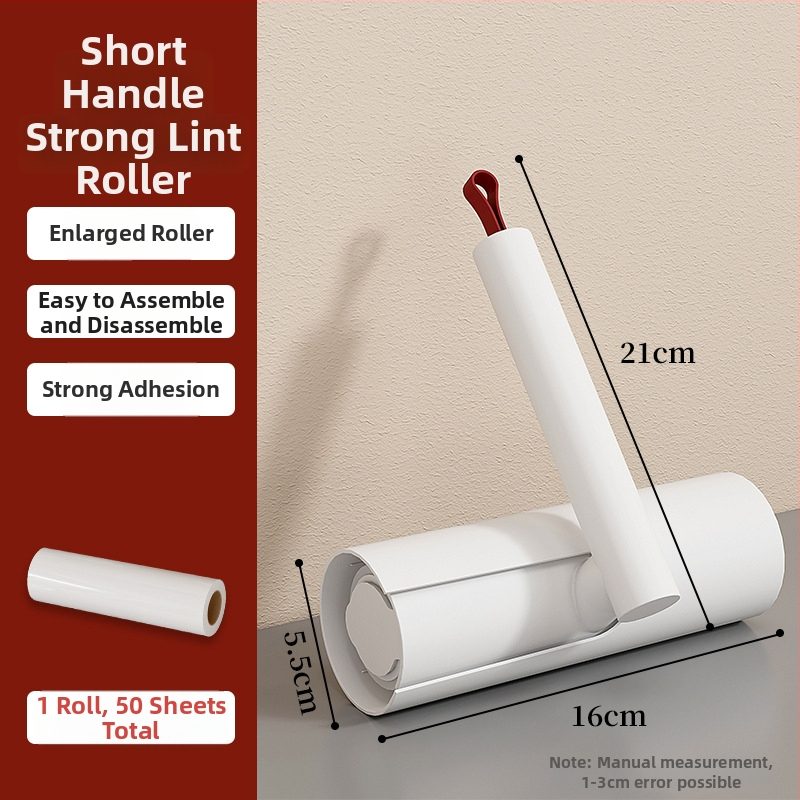 Dugacak valjak za dlačice mačaka – zamjenski lepivi valjak, uklanjanje dlaka s kreveta i poda; Materijal: PP/ABS/nerđajući čelik/papir; Značka: Home Storm; Podrijetlo: Jinhua, Zhejiang; Pokretanje: jesen 2025