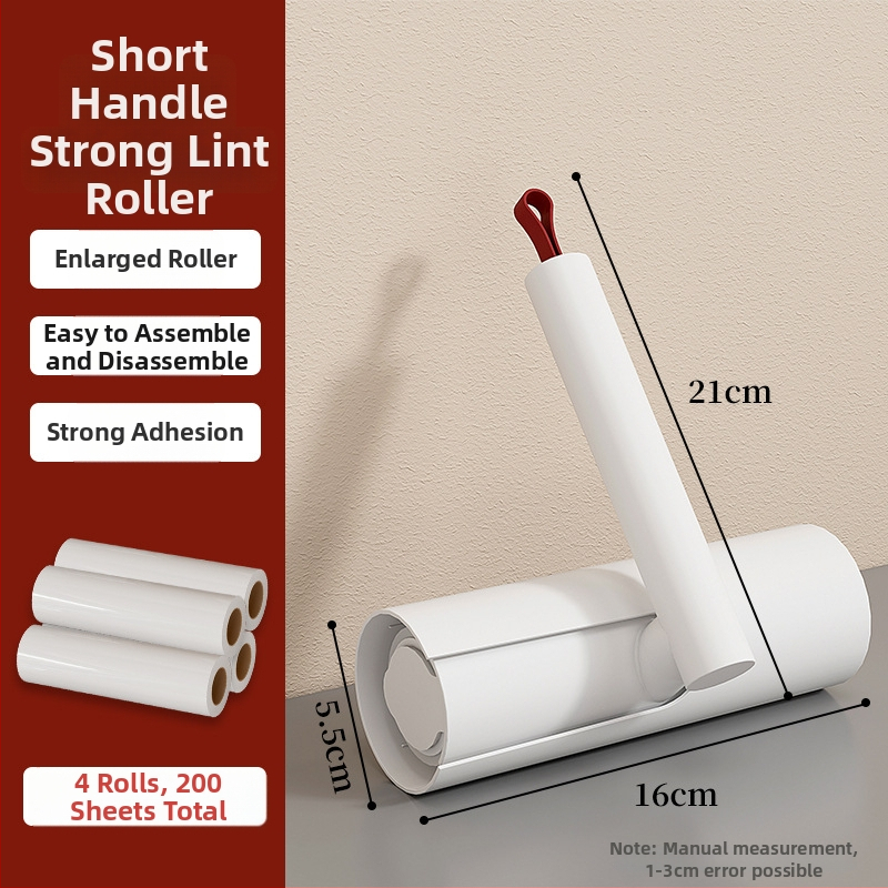 Dugacak valjak za dlačice mačaka – zamjenski lepivi valjak, uklanjanje dlaka s kreveta i poda; Materijal: PP/ABS/nerđajući čelik/papir; Značka: Home Storm; Podrijetlo: Jinhua, Zhejiang; Pokretanje: jesen 2025