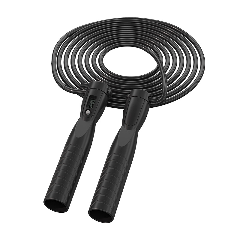 Sfoară de sărit cu numărător electronic și cronometru, material ABS, model Hx-2371, marcă Hx, pentru adulți